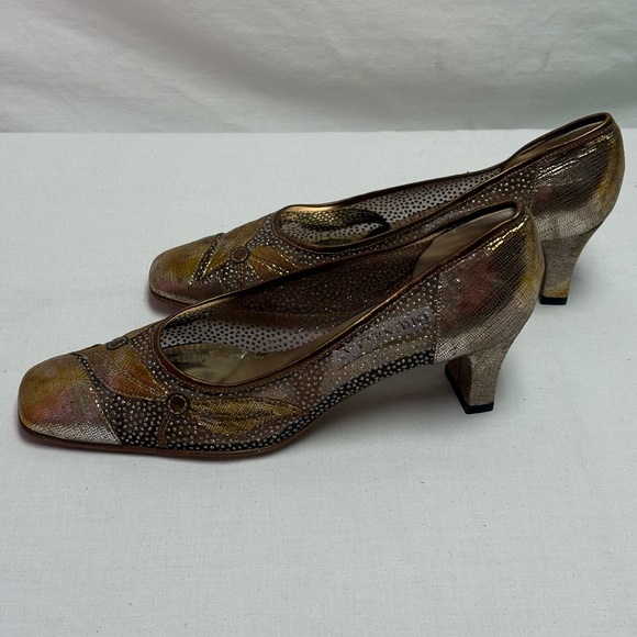 Elegant Multicolor Italian Women's Heels - Picture 6 of 13